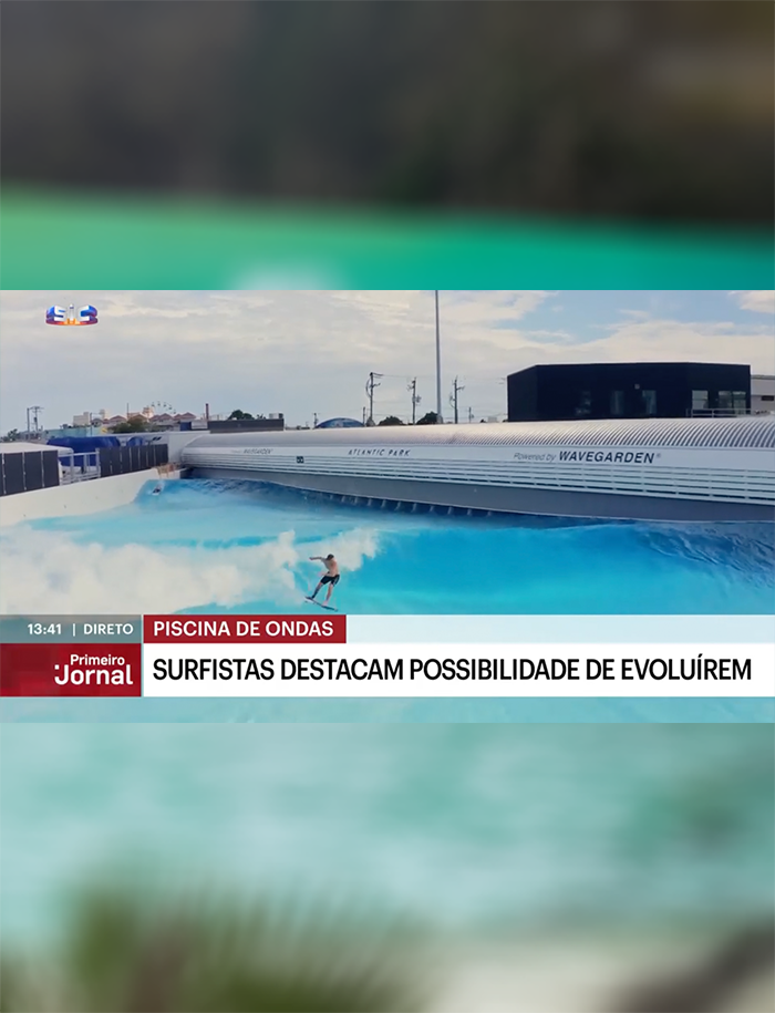 Primeira piscina de surf do país